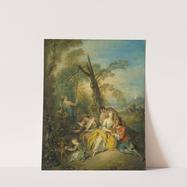 La conversation intéressante (The Interesting Conversation) by Jean-Baptiste Pater