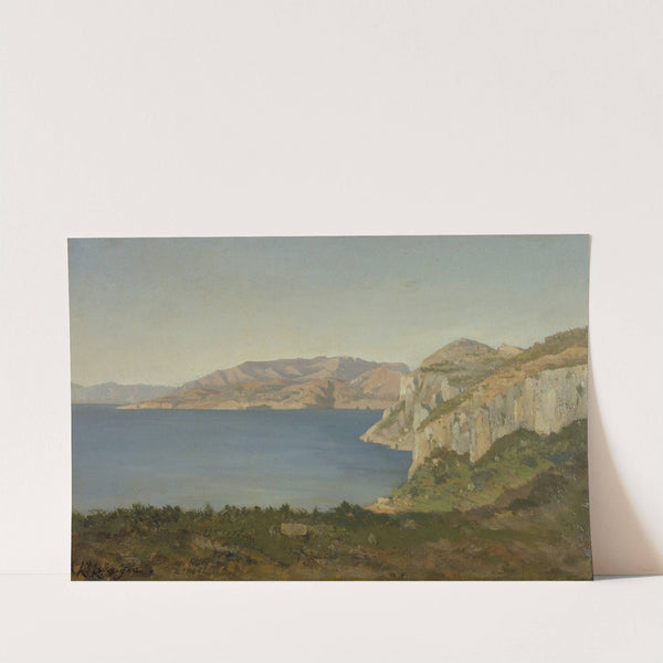 La Côte d’Azur, baie sur la Méditerranée (1890-1915) by Henri-Joseph Harpignies
