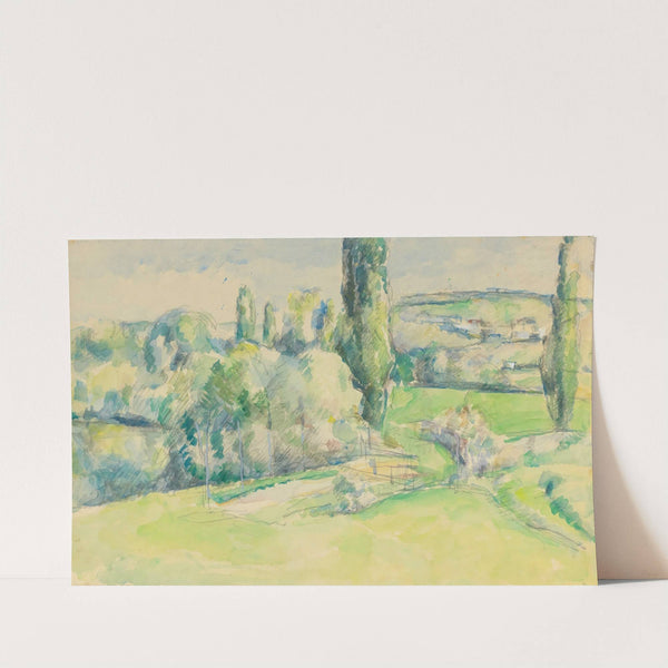 La Côte Du Jallais À Pontoise (circa 1877-81) by Paul Cézanne