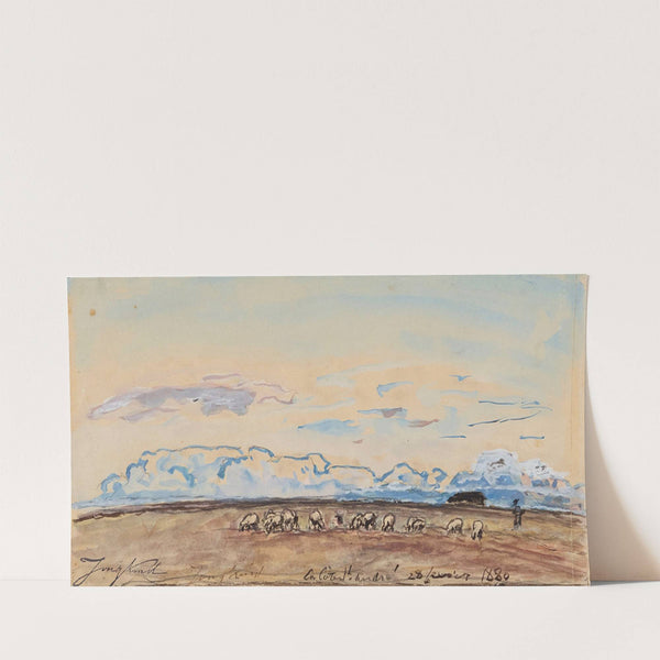 La Côte Saint André (1880) by Johan Barthold Jongkind