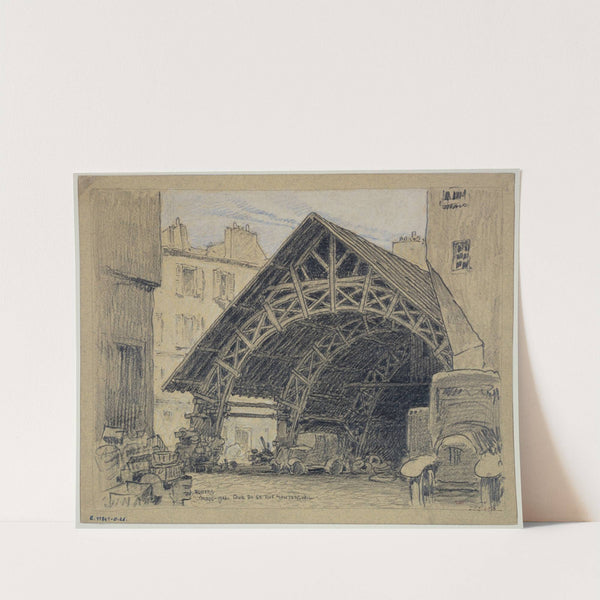 La cour du 64 rue Montorgueil by Ferdinand Boberg