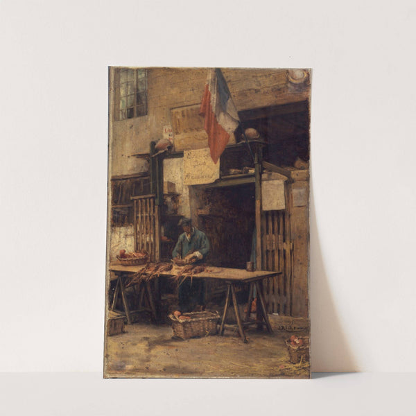 La Cour du Heaume, rue Pirouette (1895) by Jules Richomme