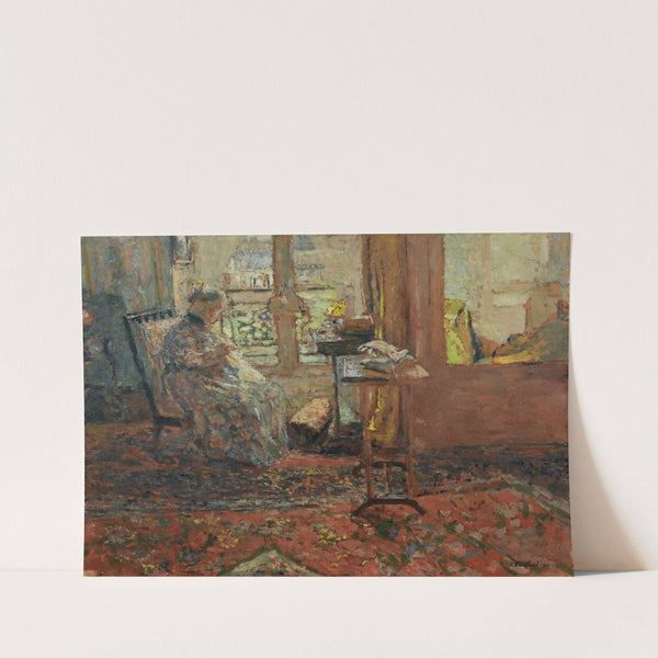 La Couseuse Devant La Fenêtre (1910) by Édouard Vuillard