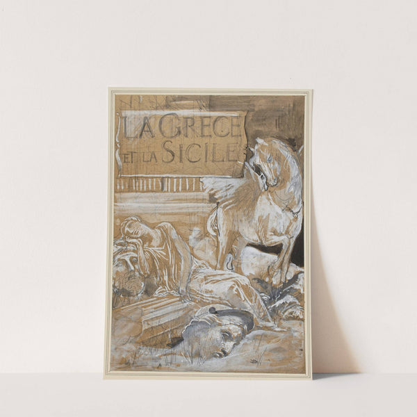 La Crece et la Sicile by Luc-Olivier Merson