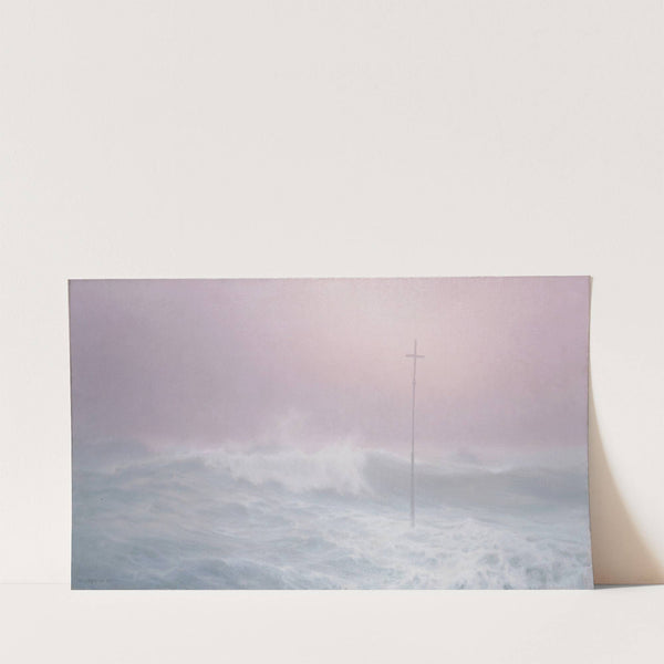 La Croix dans la brume, Bretagne (1905) by Henry Brokman