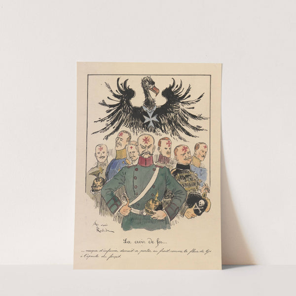 La croix de fer…marque d’infâmie… (1914-1918) by Albert Robida