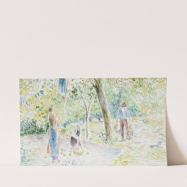 La cueillette des pommes (circa 1884-1885) by Camille Pissarro