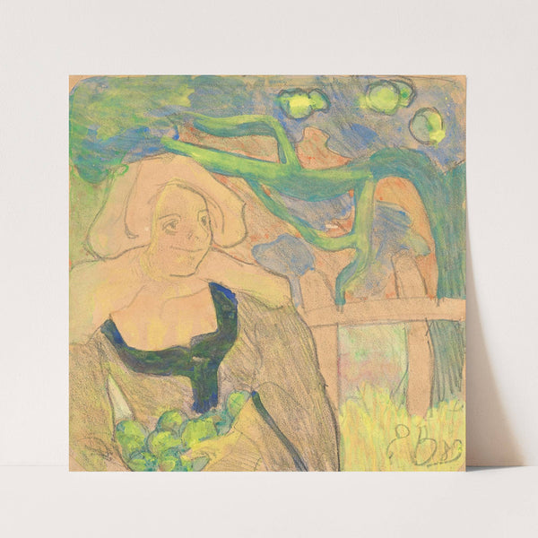 La Cueillette des pommes (1889) by Emile Bernard