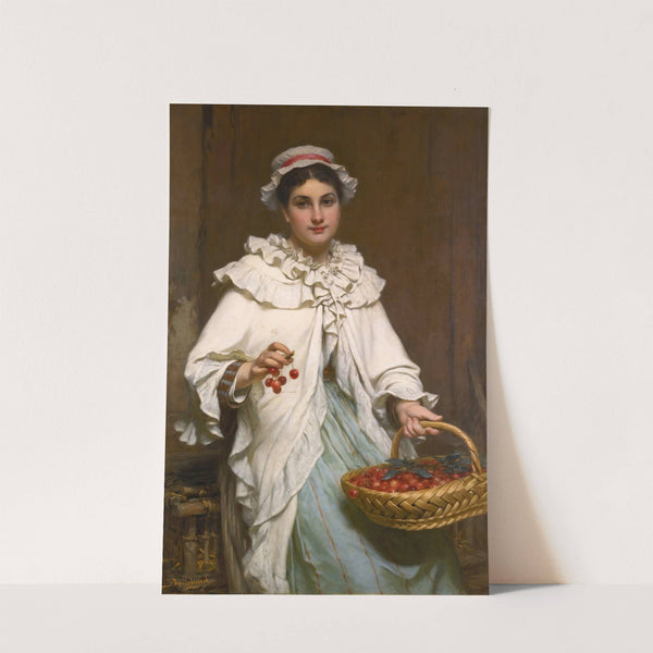 La cueilleuse de cerises by Pierre Louis Bouchard