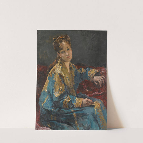 La Dame En Bleu by Alfred Stevens