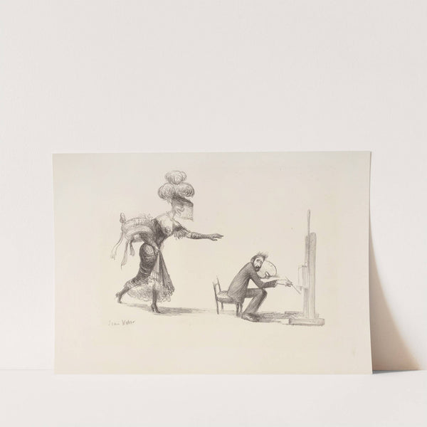 La Dame inexorable (1907) by Jean Veber