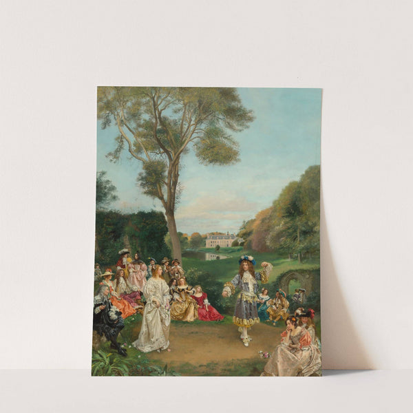 La danse, Château de Kerduel, Comte de Champagny by Gustave Jean Jacquet
