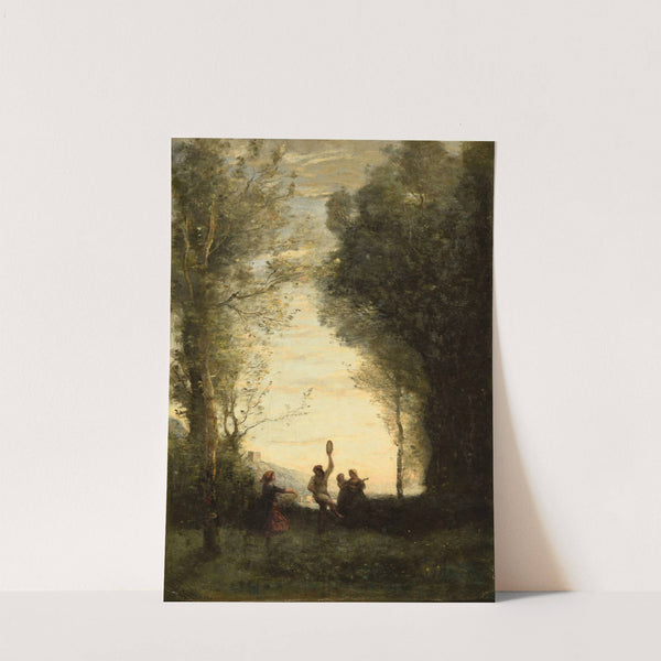 La Danse italienne by Jean-Baptiste-Camille Corot