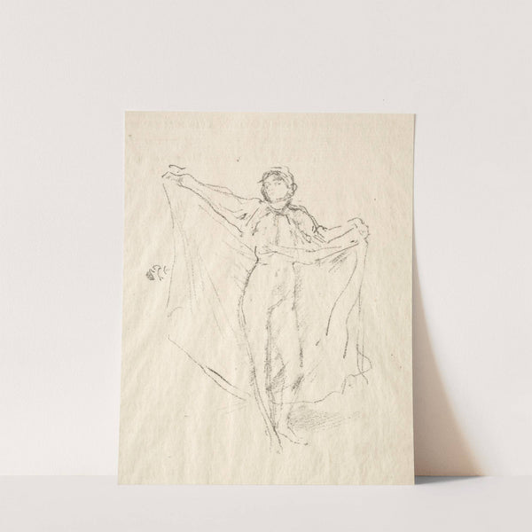 La Danseuse – A Study of the Nude (c. 1891) by James Abbott McNeill Whistler
