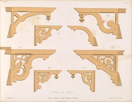 La décoration en bois découpé Pl.10