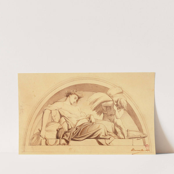 La déesse des moissons. (19th century) by François-Léon Benouville