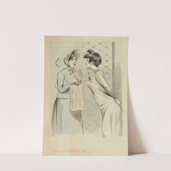 La déguisée pioudique (1905) by Fernand Louis Gottlob