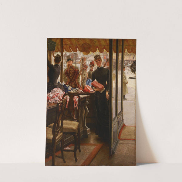 La demoiselle de magasin (1878 - 188) by James Tissot