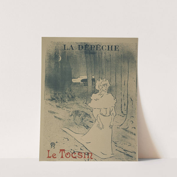 La Dépêche. Le Tocsin (1895) by Henri de Toulouse-Lautrec
