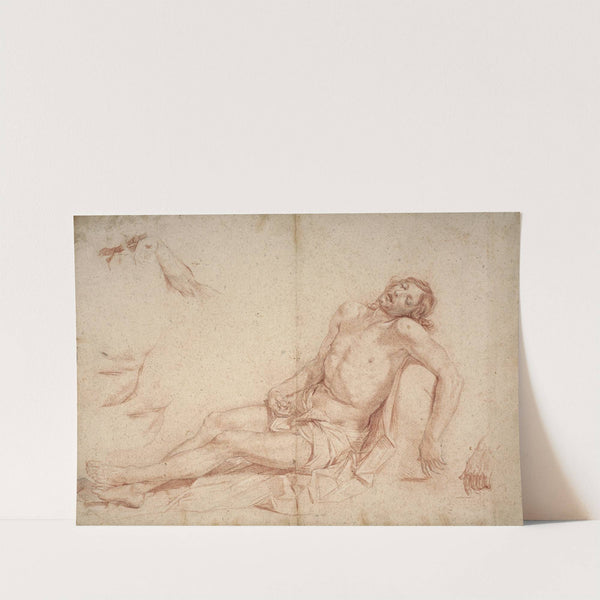 La déposition du Christ avec reprises des mains by Nicolas Mignard