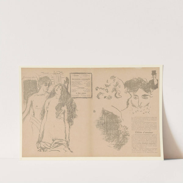 La dernière croisade – Programme pour le théâtre de l’oeuvre (1896) by Pierre Bonnard