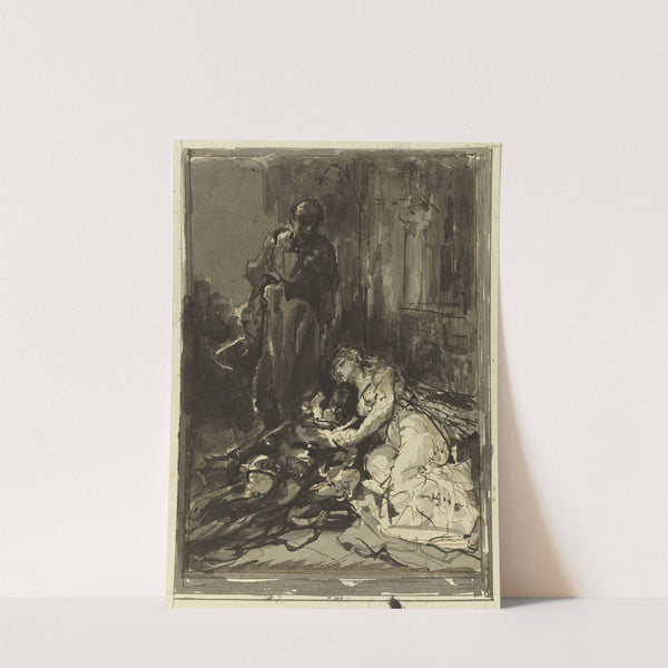 La dernière scène d’Hernani (1877) by François-Nicolas Chifflart