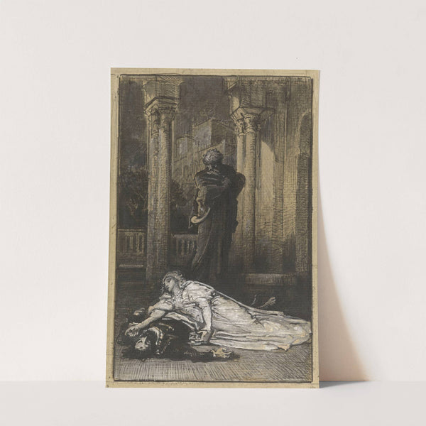 La dernière scène d’Hernani (1877) by François-Nicolas Chifflart