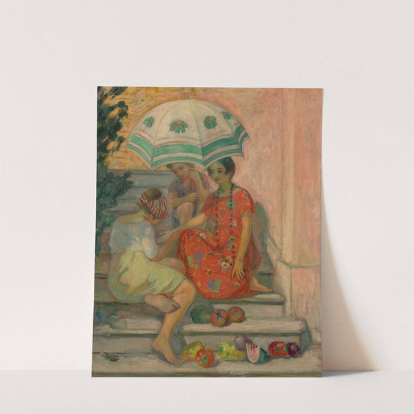 La Diseuse de bonne aventure, Sainte-Maxime (1914) by Henri Lebasque