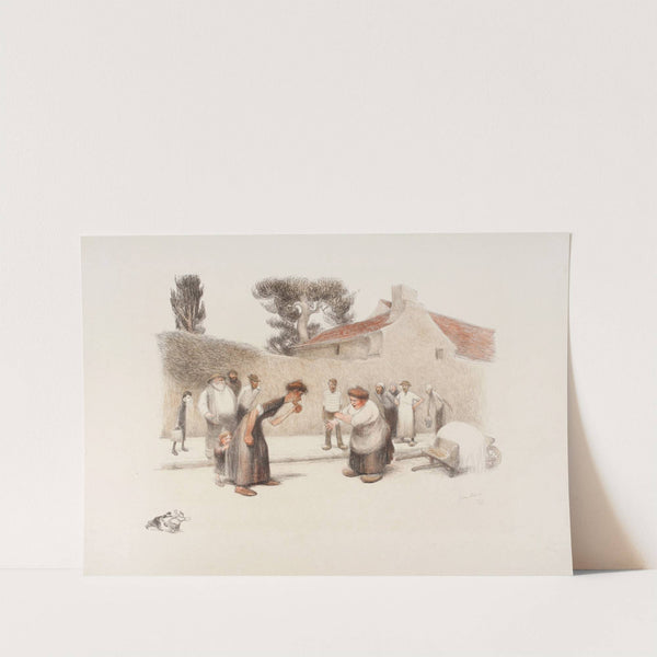 La Dispute au village (1910) by Jean Veber