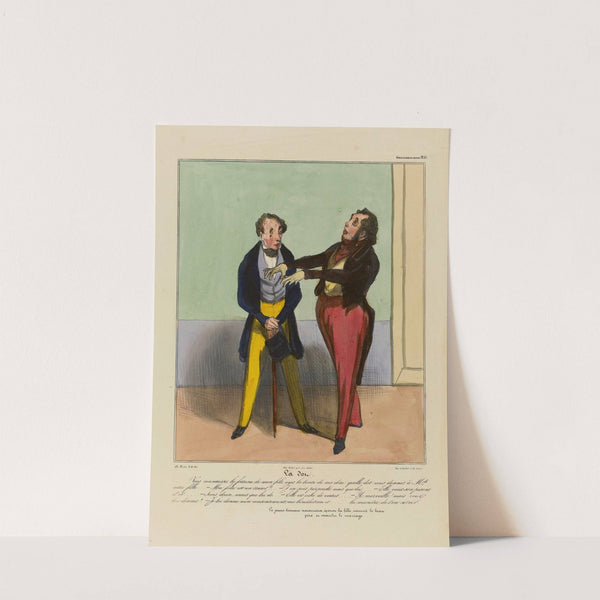 La dot (1836-1838) by Honoré Daumier