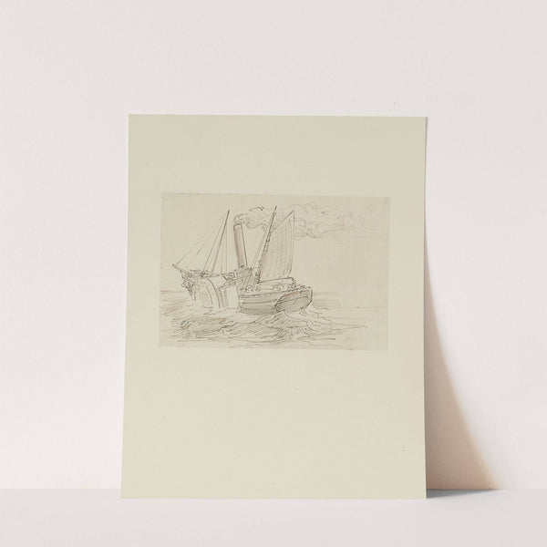 La Durande – dessin non utilisé (1920-1921) by Achille Granchi-Taylor