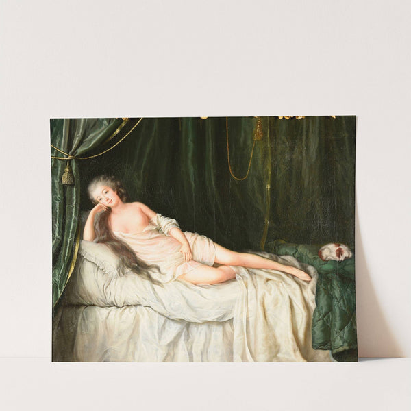 La Duthé couchée (1778) by Lié Louis Périn-Salbreux