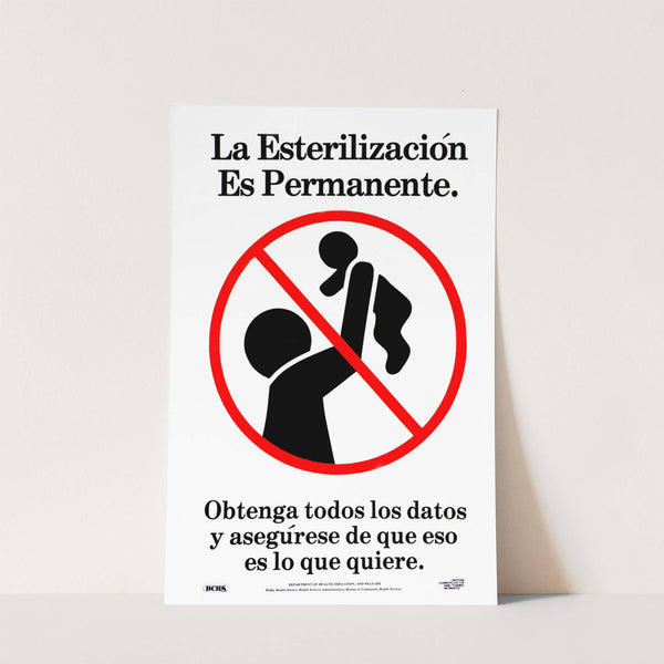 La esterilización es permanente by U.S.. Department of Health & Human Services