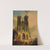 La façade de la Cathédrale de Reims avec une procession médiévale et un cortège au premier plan (1825-1838) by David Roberts