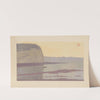 La Falaise, crépuscule (Yport) (1901) by Amédée Joyau