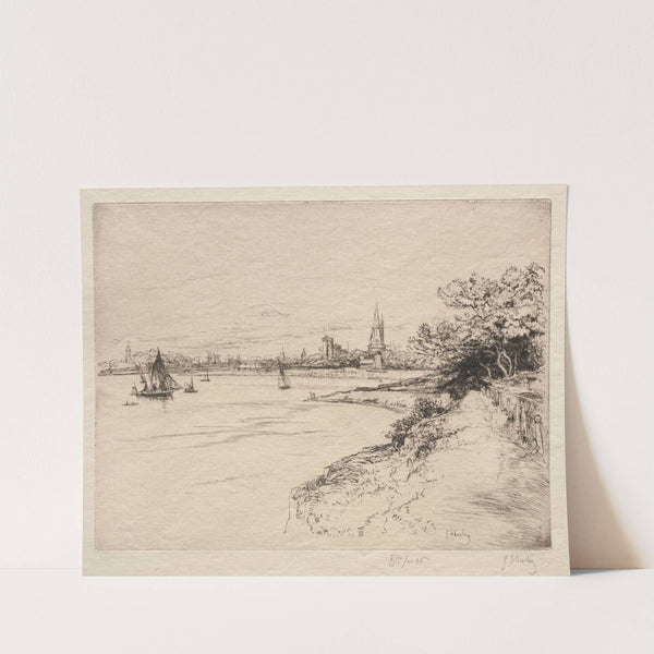 La Falaise d'Orbigny by Gustave Leheutre