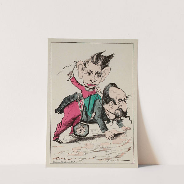 La famille à Riquiqui. Hue hue vieille rosse by Faustin Betbeder