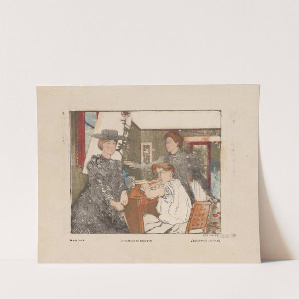 La Famille du graveur (1898) by Maurice Delcourt