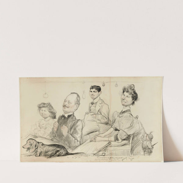 La famille Gouverné (1905) by Charles-Lucien Léandre