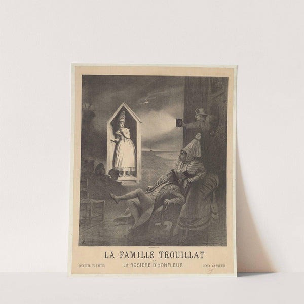 La famille Trouillat ou la rosière d’Honfleur (1874) by Prudent-Louis Leray