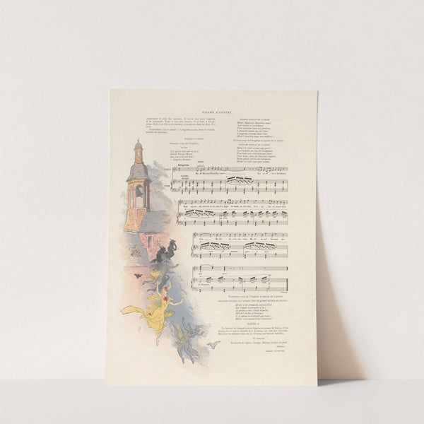 La Fée du Rocher Pl.8 (1894) by Jules Chéret