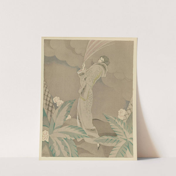 La femme a l’émeraude ; Manteau en tigre, de Max-Leroy (1923) by Charles Martin