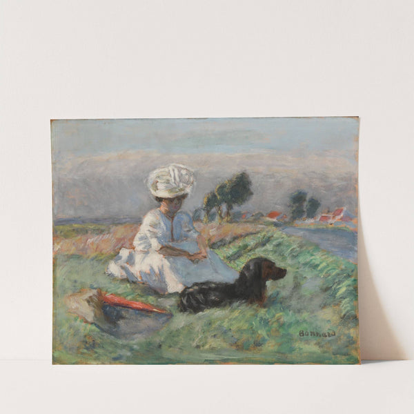 La femme au chien by Pierre Bonnard