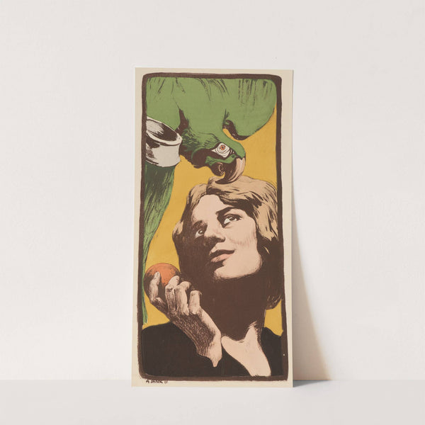 La Femme au Perroquet (1898) by Angelo Jank