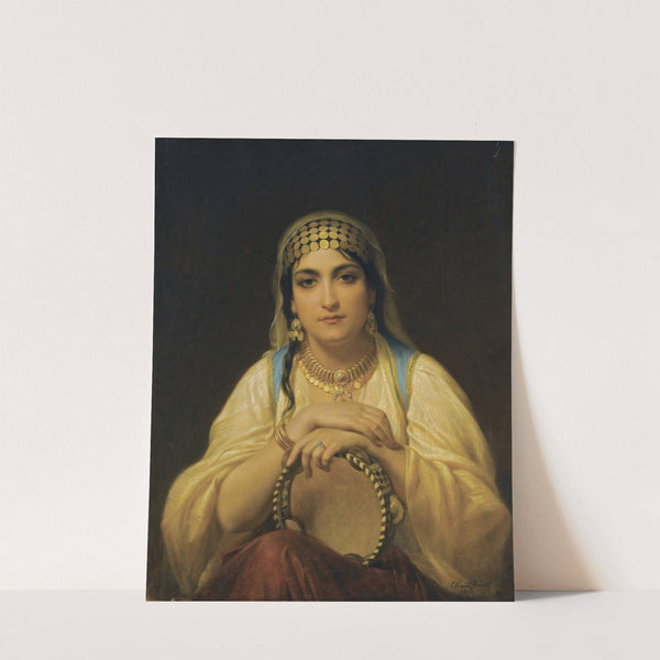 La Femme Au Tambourin by Émile Vernet-Lecomte