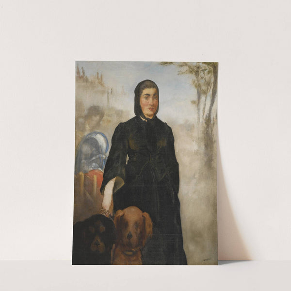 La Femme aux chiens by Édouard Manet