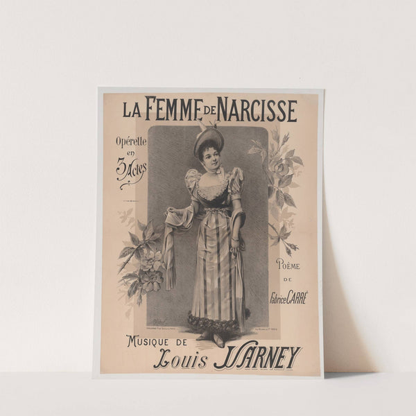 La Femme de Narcisse, opérette en trois actes, poème de Fabrice Carré, musique de Louis Varney (1892) by Paul Maurou