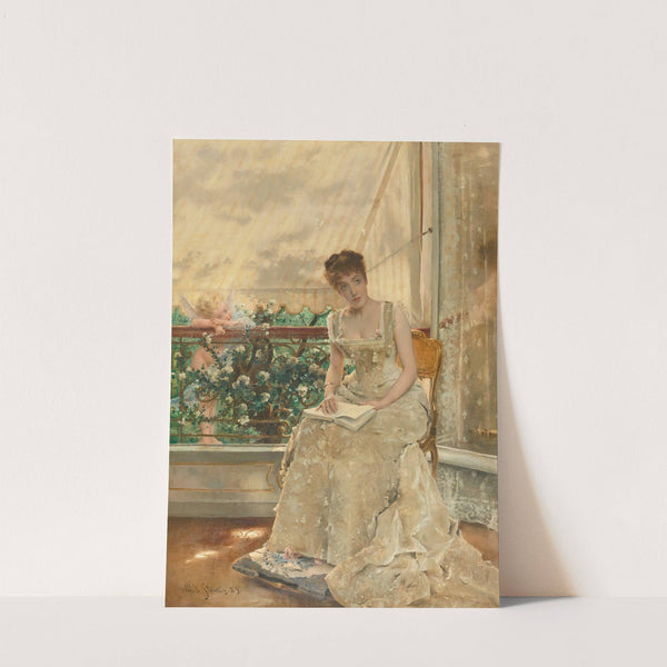 La Femme Et L’amour (L’amour Qui Vient) (1885) by Alfred Stevens