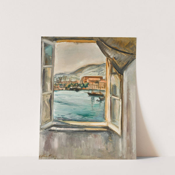 La fenêtre sur le port de Toulon (1927) by Emile Othon Friesz