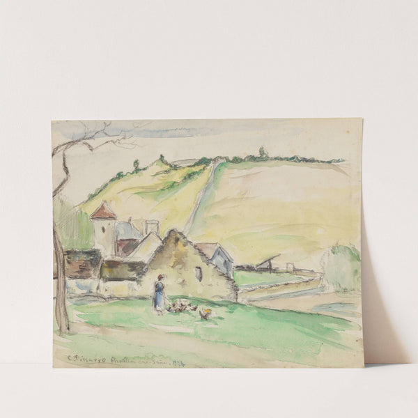 La ferme à Châtillon-sur-Seine (1884) by Camille Pissarro